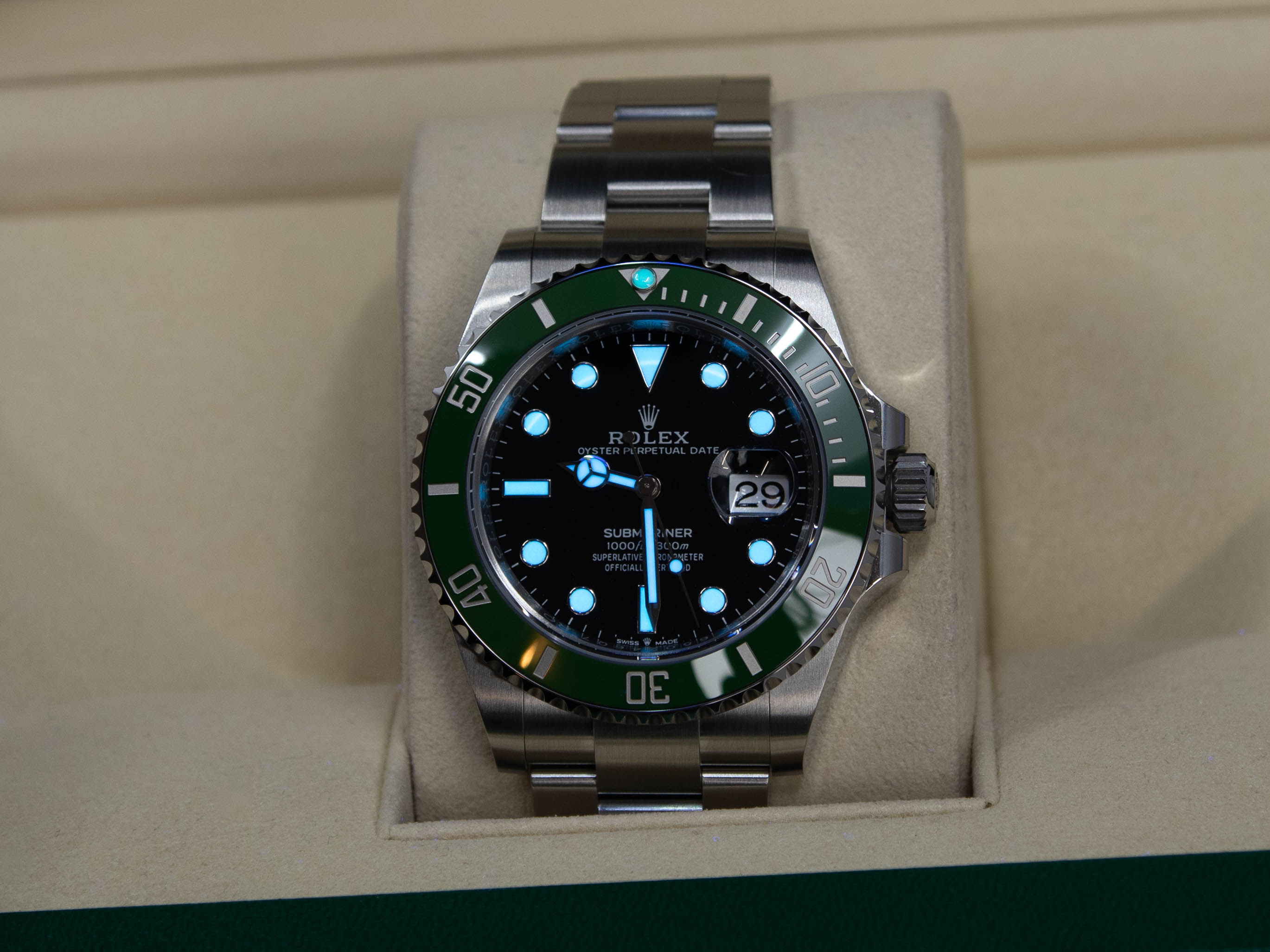 Submariner Date ref.126610LV MKII 09/2024