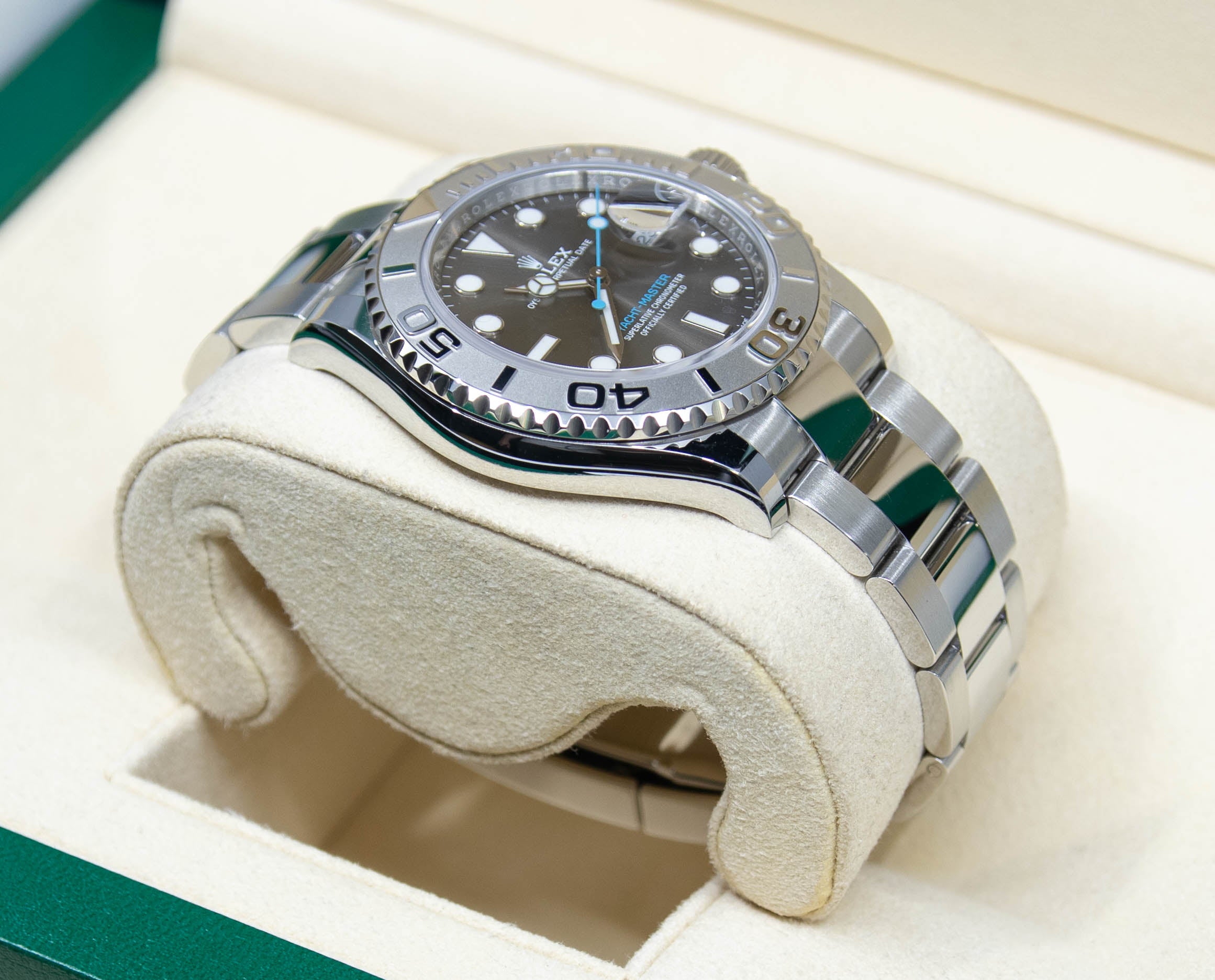 Rolex yacht master rhodium on sale 40mm