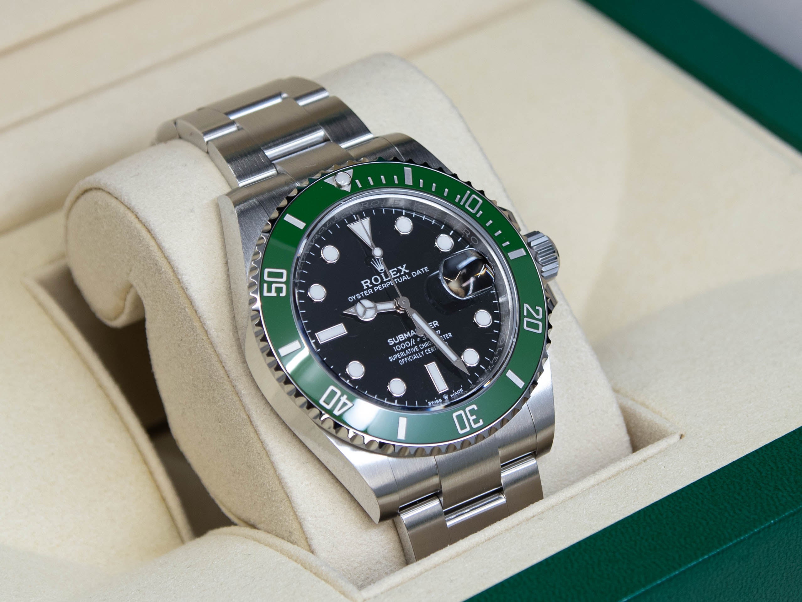 Submariner Date ref.126610LV MKII 09/2024