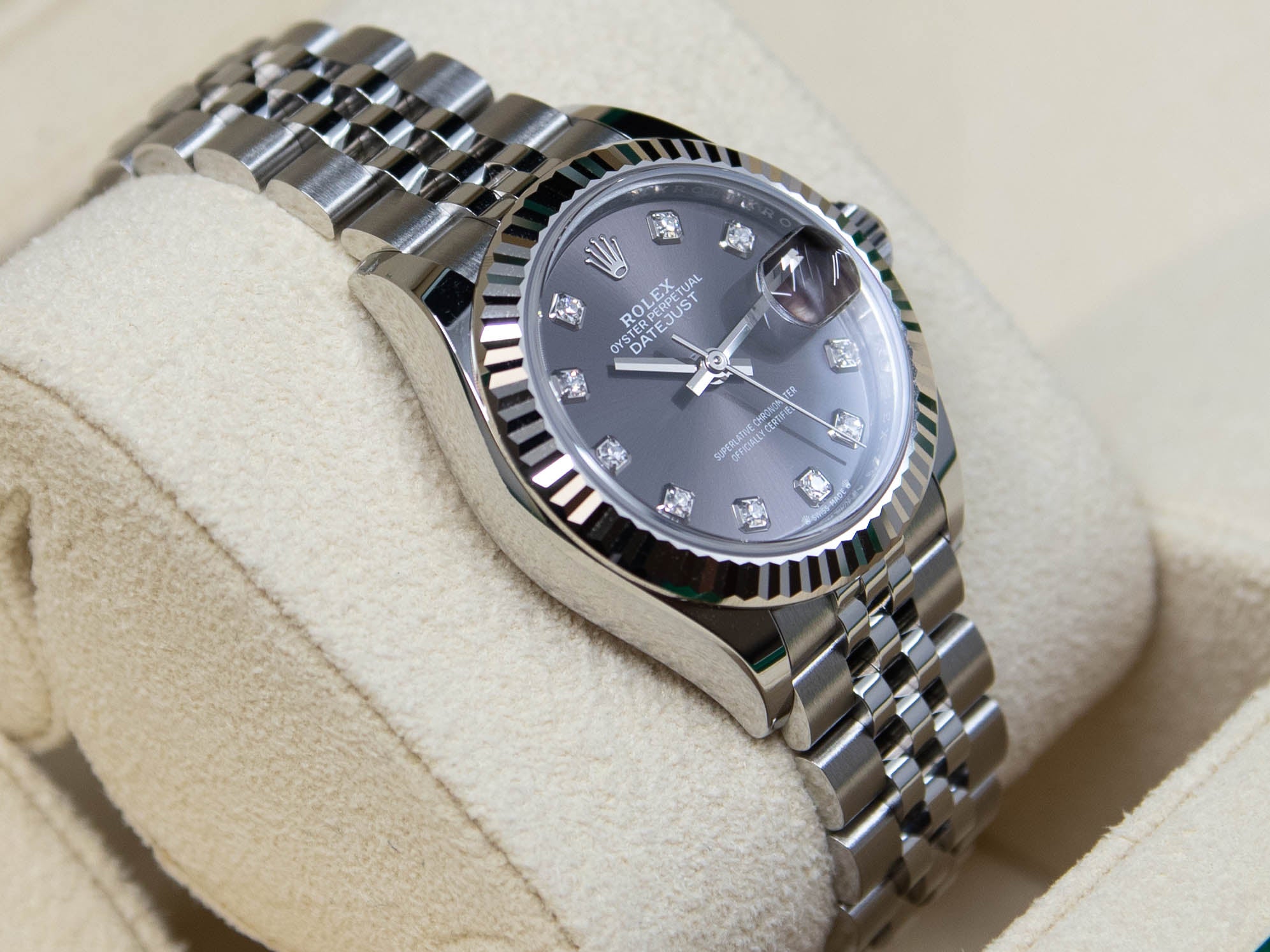 DATEJUST 28MM STAINLESS STEEL 07/2024 ref.279174