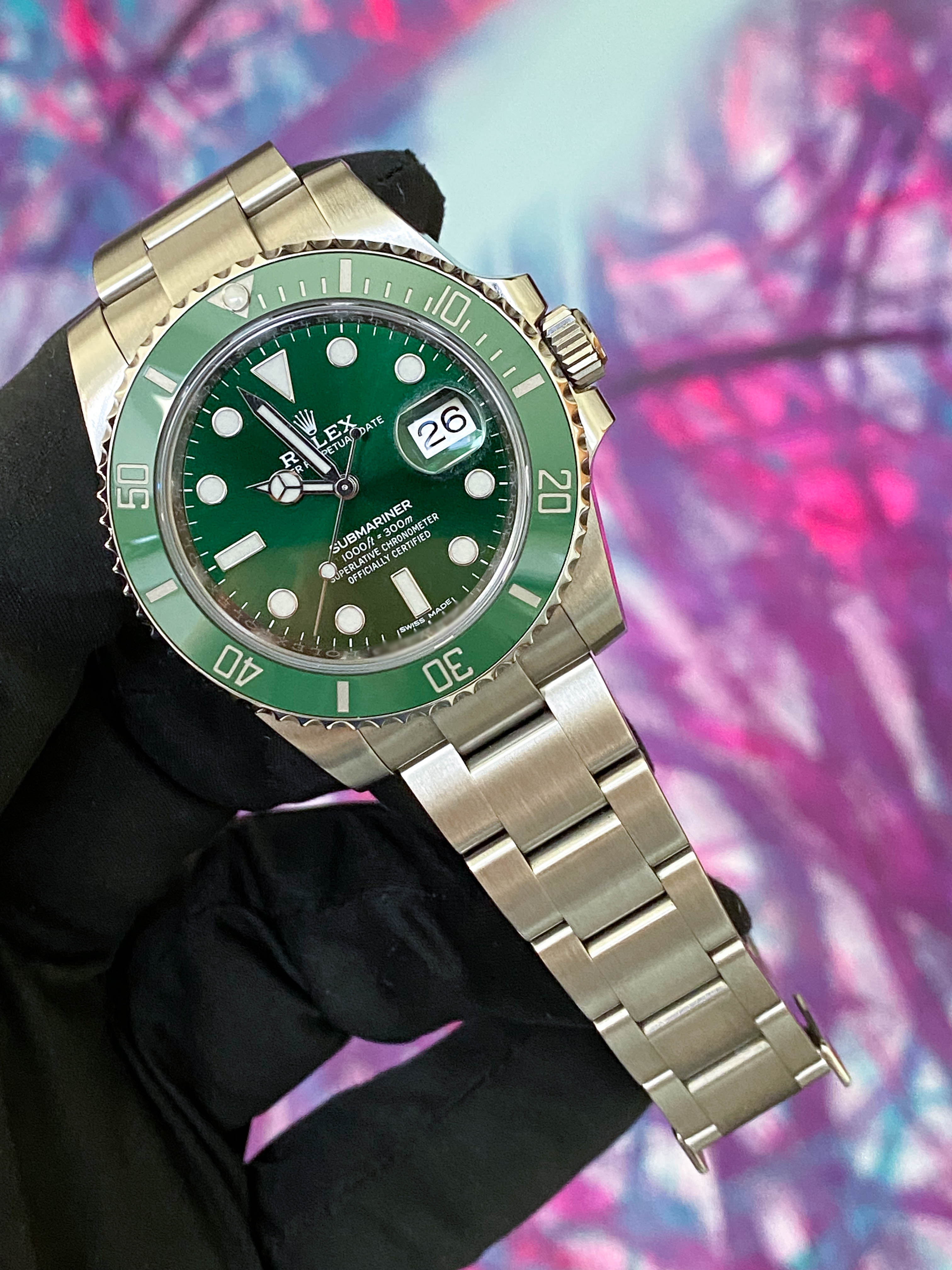 Submariner Date "Hulk" Acier inoxydable 2019 ref.116610LV