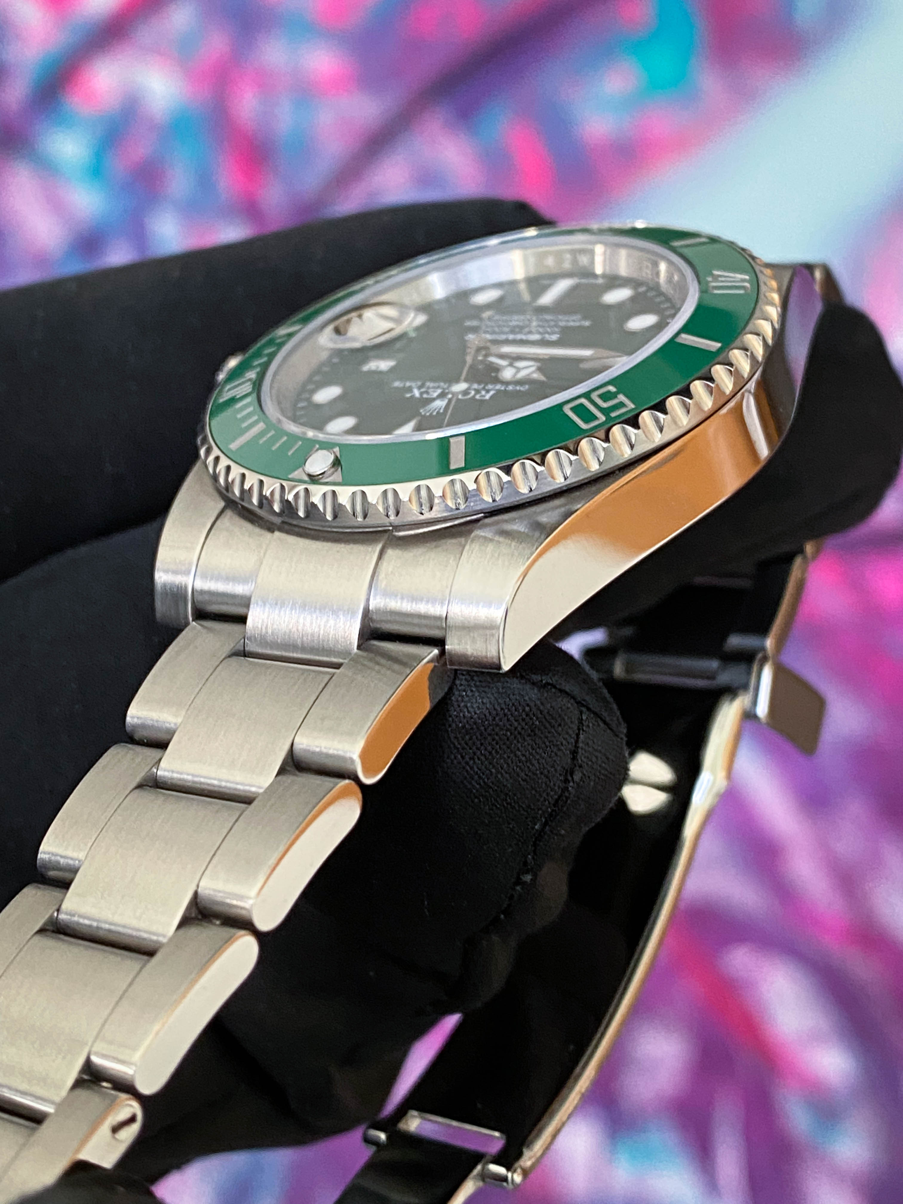 Submariner Date "Hulk" Acier inoxydable 2019 ref.116610LV